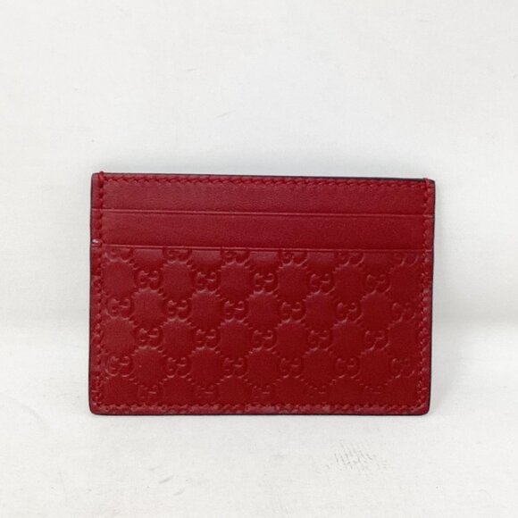 Gucci #RYPU6V Monogram Card Holder - Picture 1 of 7
